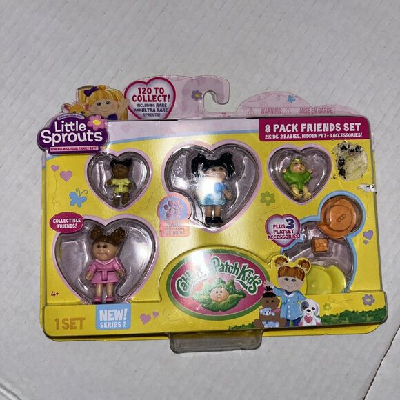 Cabbage Patch Series 2 Little Sprouts 8 Pack Friends Set - Picture 1 of 10
